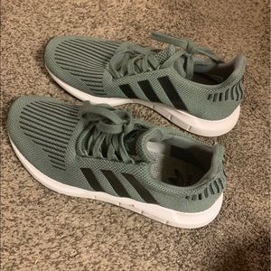 Olive green Adidas size 8